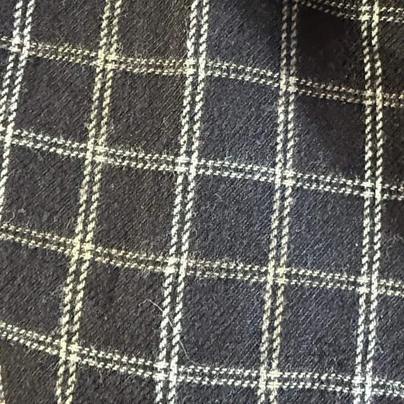 Time and Tru Black Plaid Flannel Shirt Dress Sz XL NWT - Picture 3 of 8